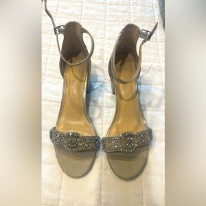 Betsy Johnson , size 11W bridal , dress shoe. Worn 1x